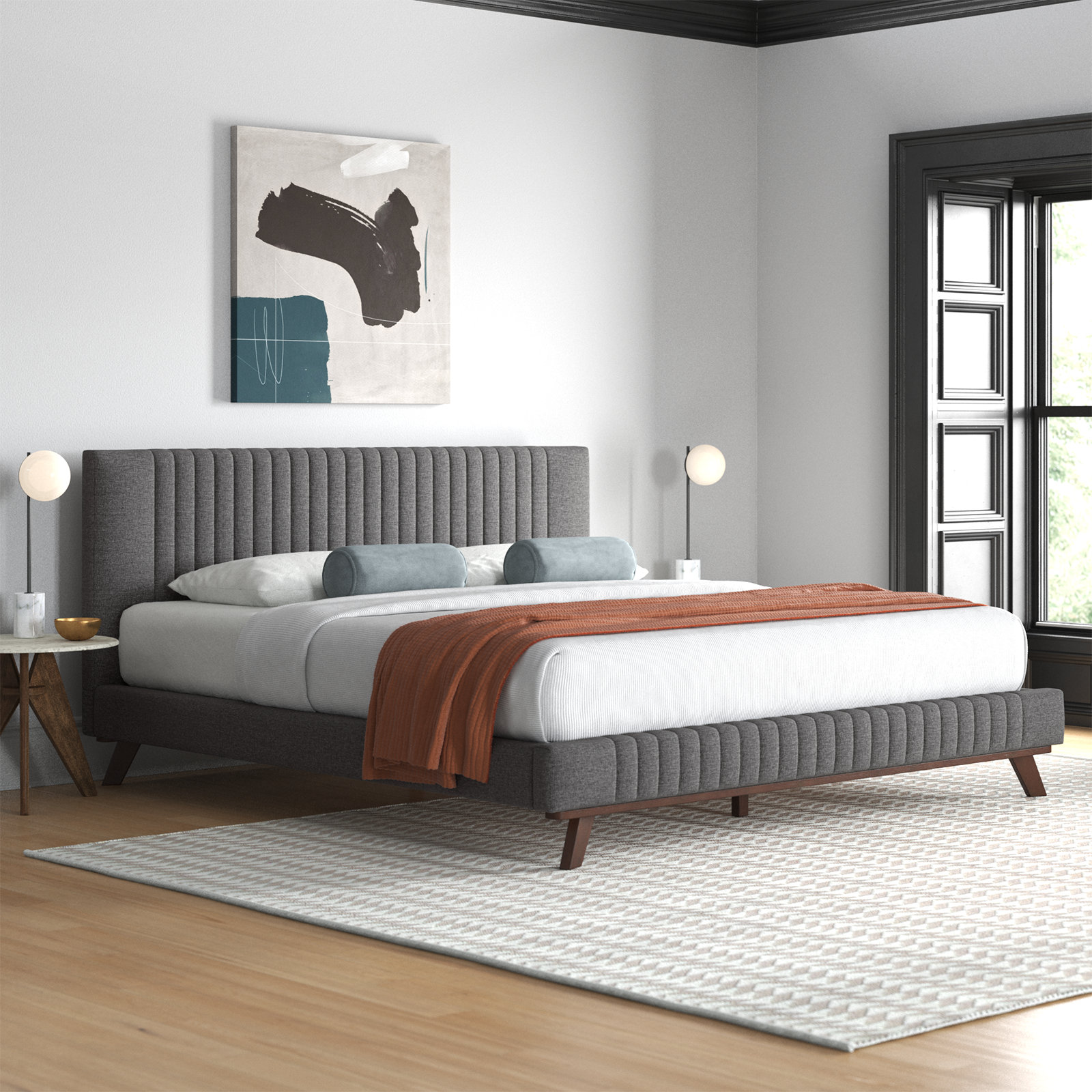 Mercury Row Sven Upholstered Platform Bed Reviews Wayfair